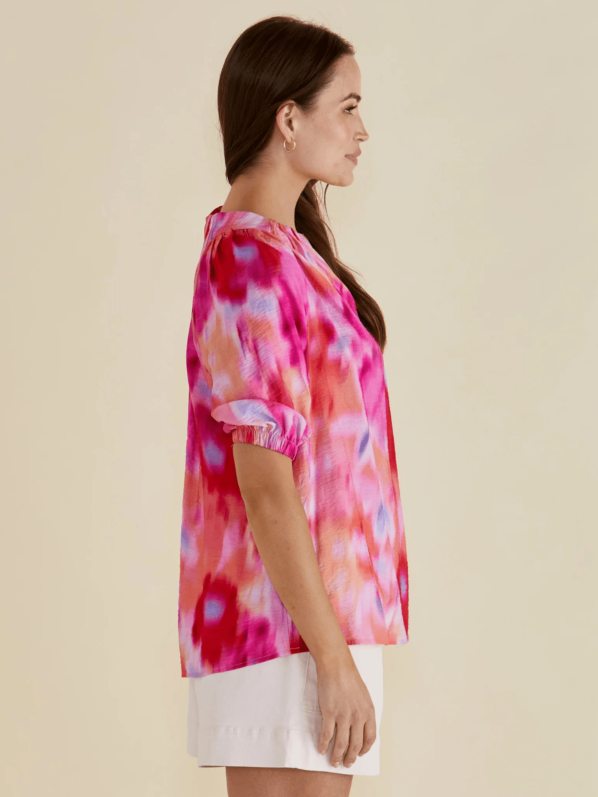 Betty BasicsJoanne Blouse - Floral Abstract Print