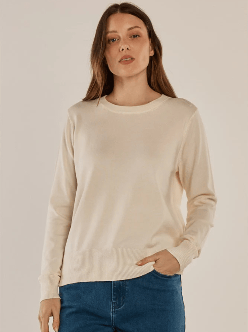 Betty BasicsLouis Sweater - Cream