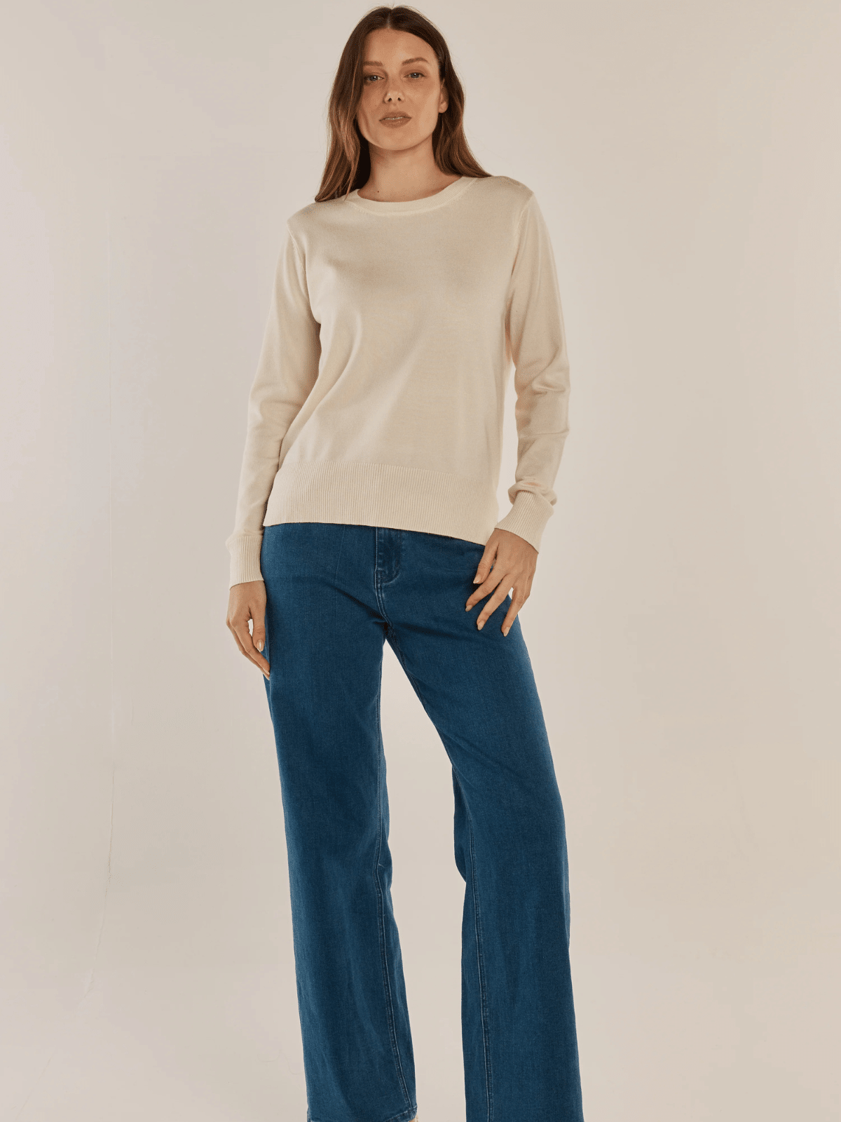 Betty BasicsLouis Sweater - Cream