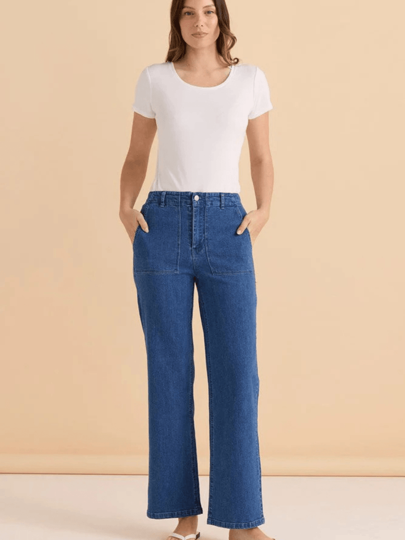 Betty BasicsRelax Worker Jean - Vintage Blue