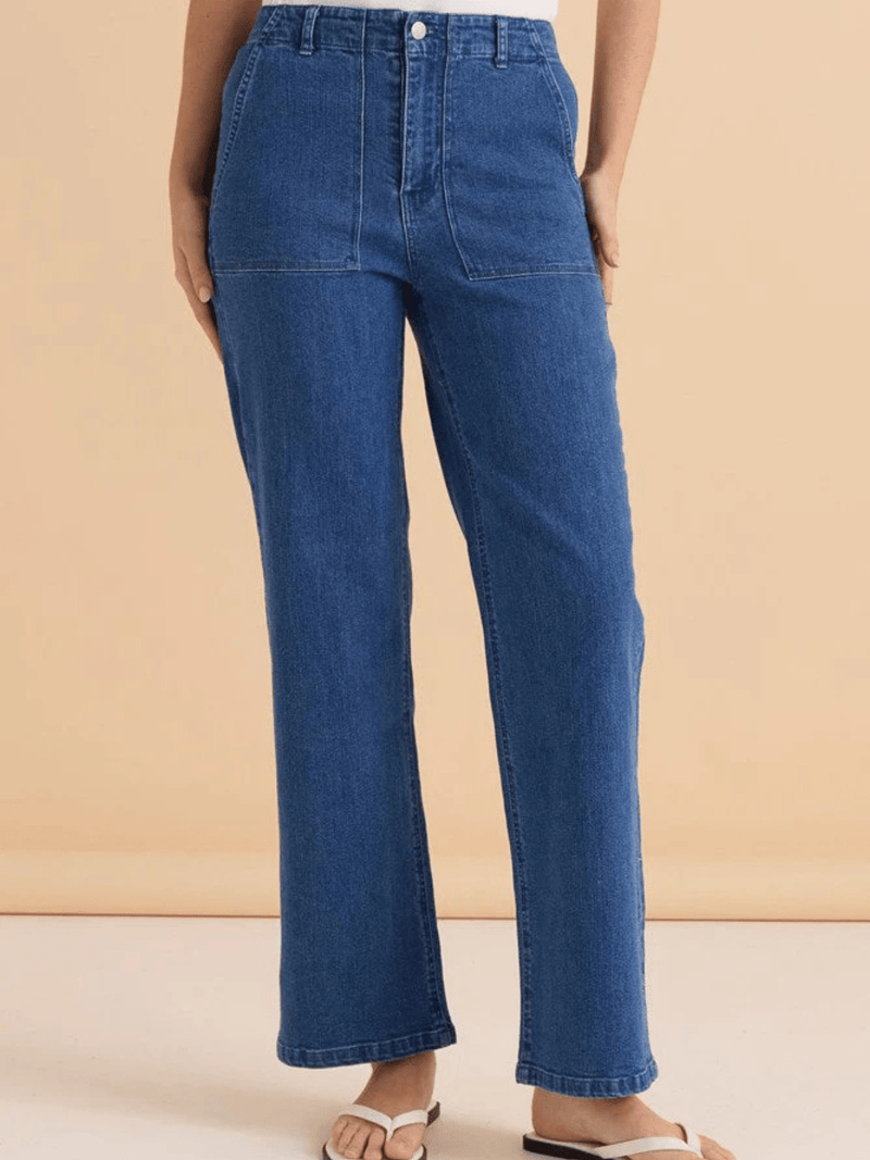 Betty BasicsRelax Worker Jean - Vintage Blue