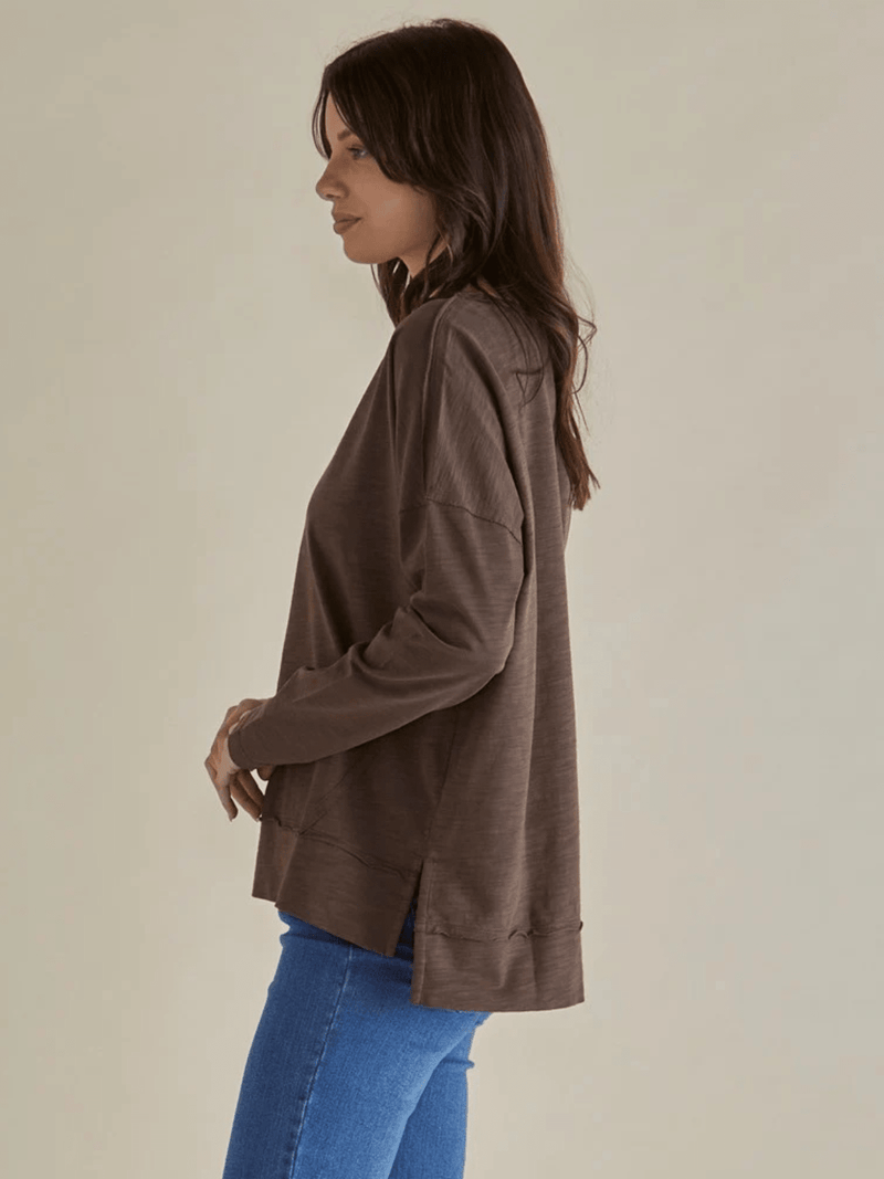 Betty BasicsRoxette Tee - Chocolate