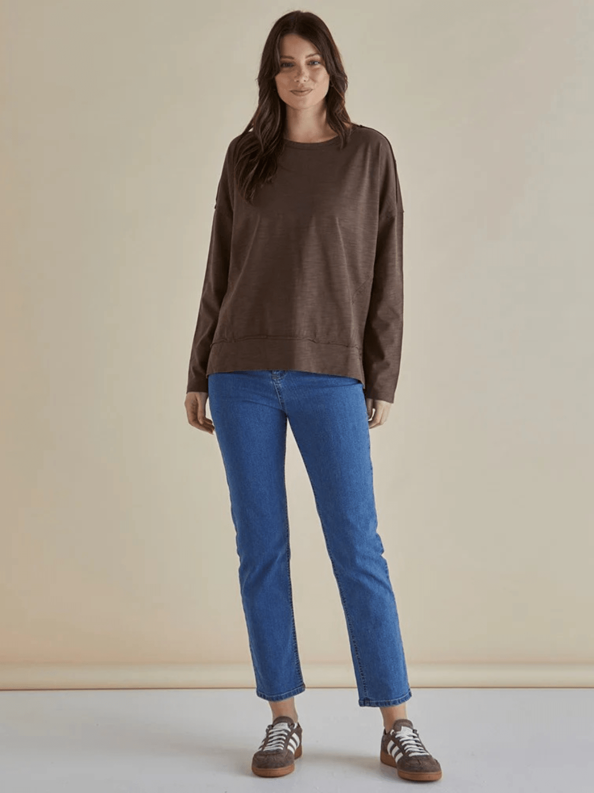 Betty BasicsRoxette Tee - Chocolate