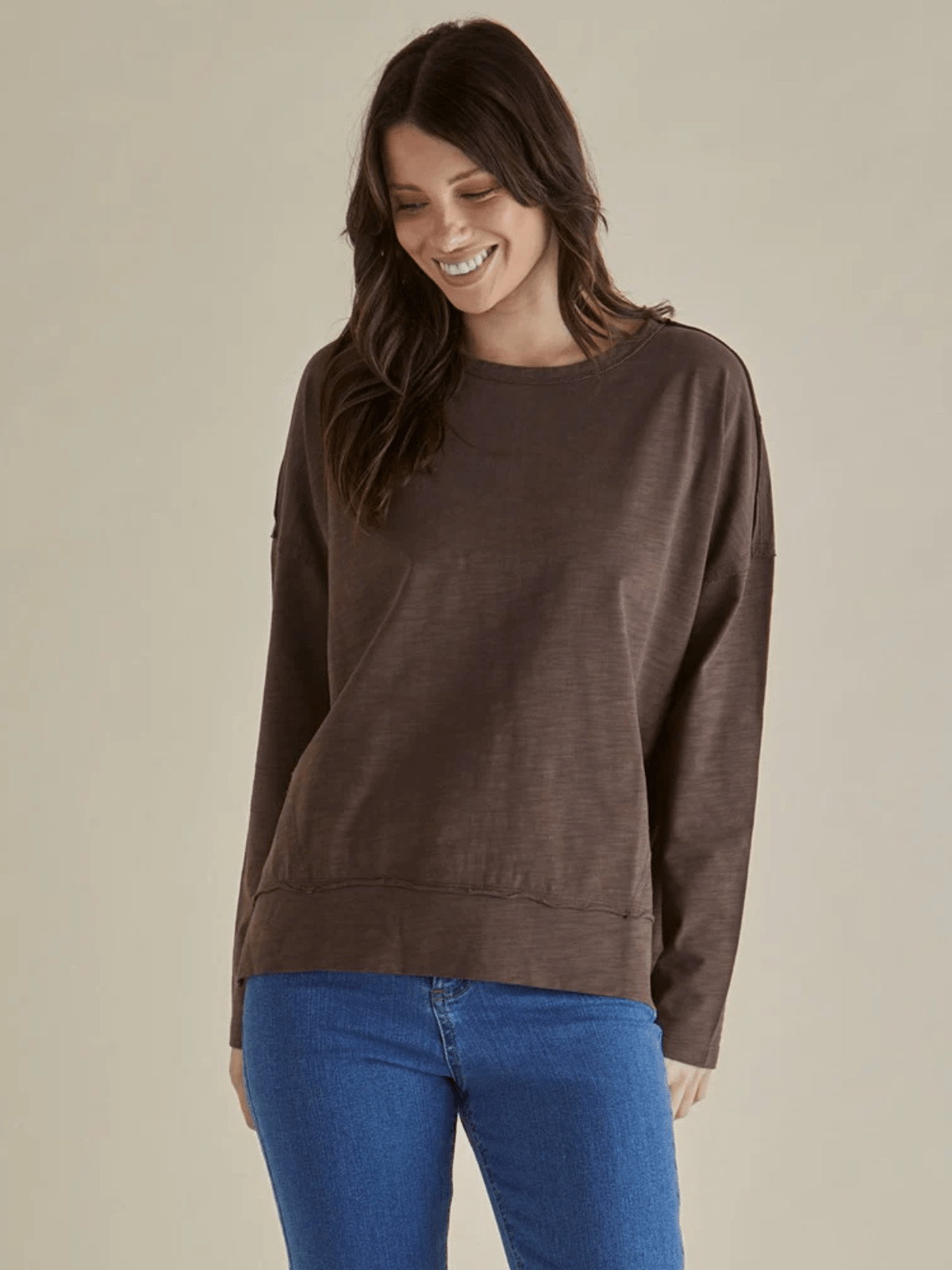 Betty BasicsRoxette Tee - Chocolate