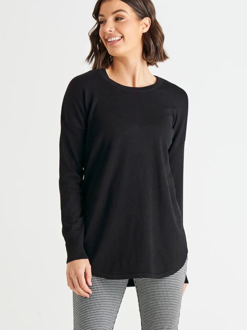 Betty BasicsSophie Knit Jumper - Black