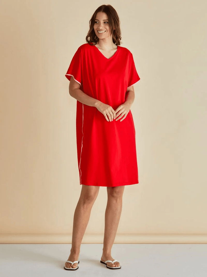 Betty BasicsStellar T-Shirt Dress - Red