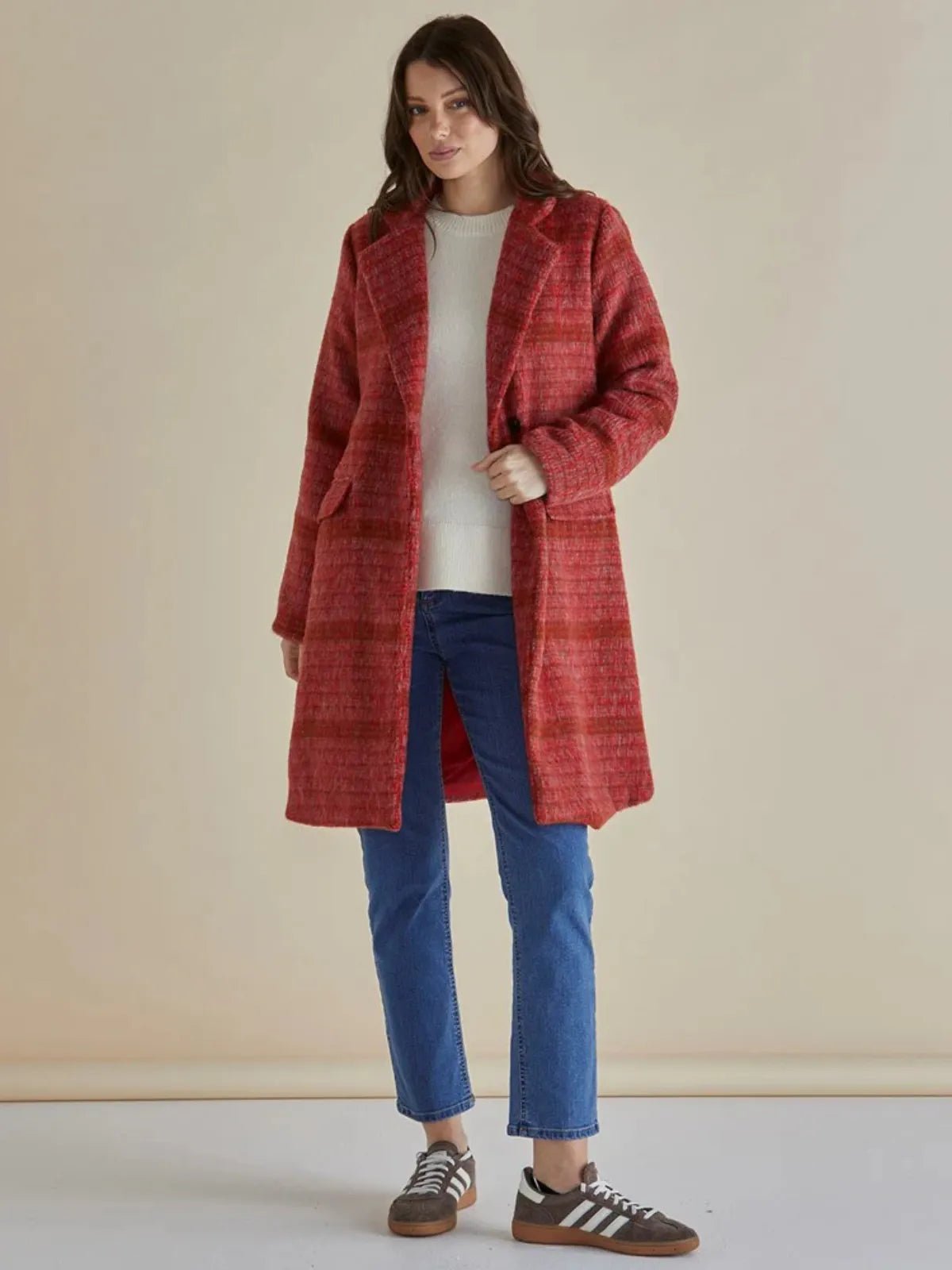 Betty BasicsWanda Coat - Rouge