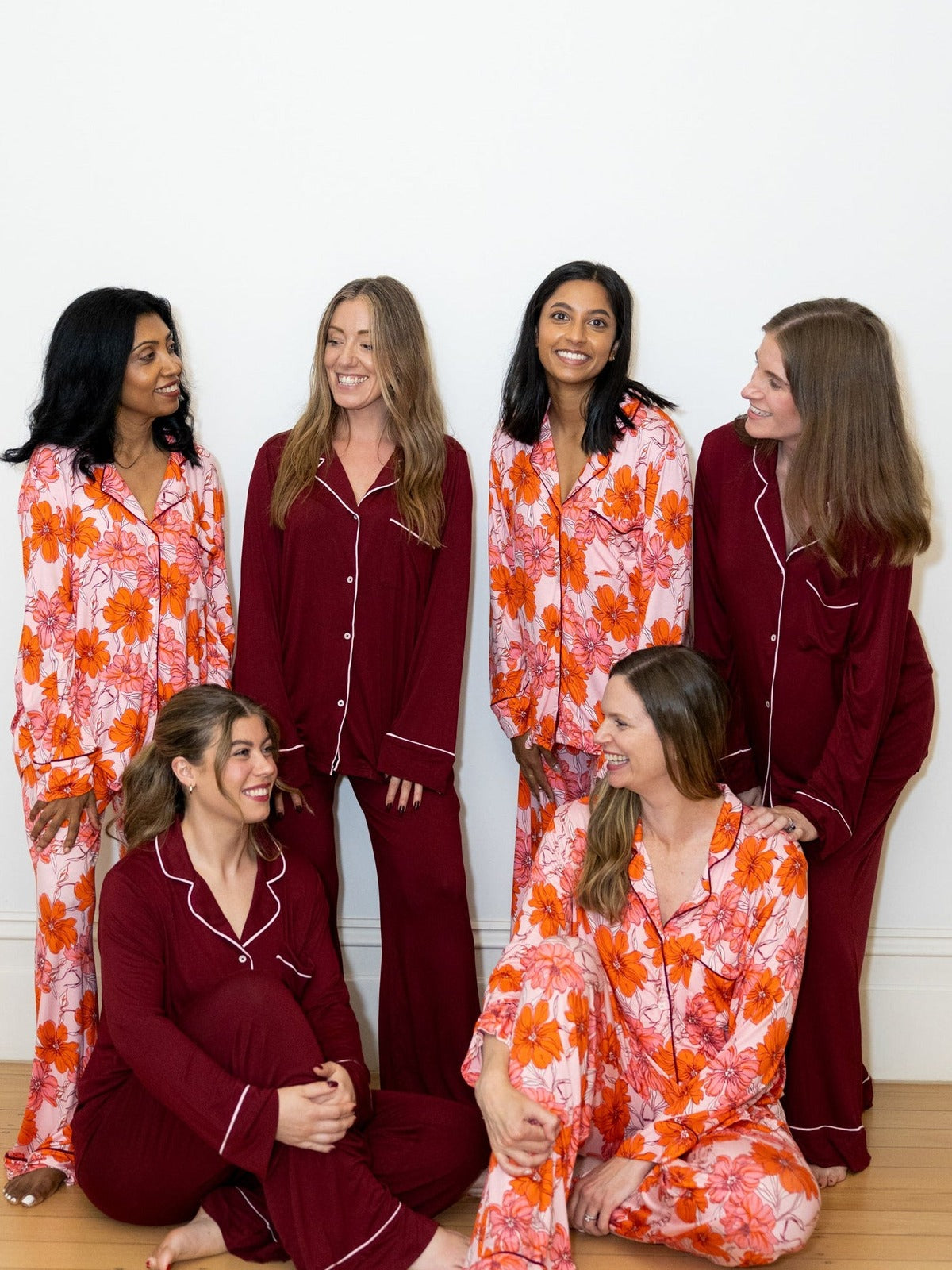 Betty Cares Long Set - Plum