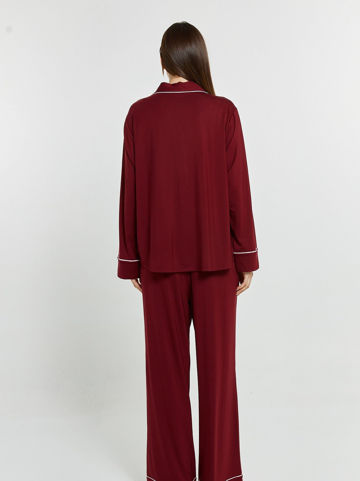 Betty Cares Long Set - Plum