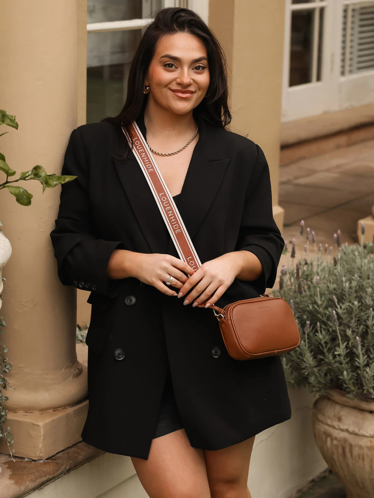 Bianca Crossbody Bag - Tan - Louenhide - Image 6