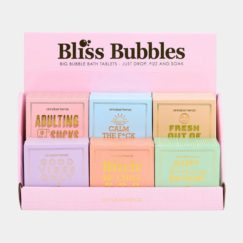 Bliss Bubble Bath Tablets - Single - Annabel Trends - Image 1
