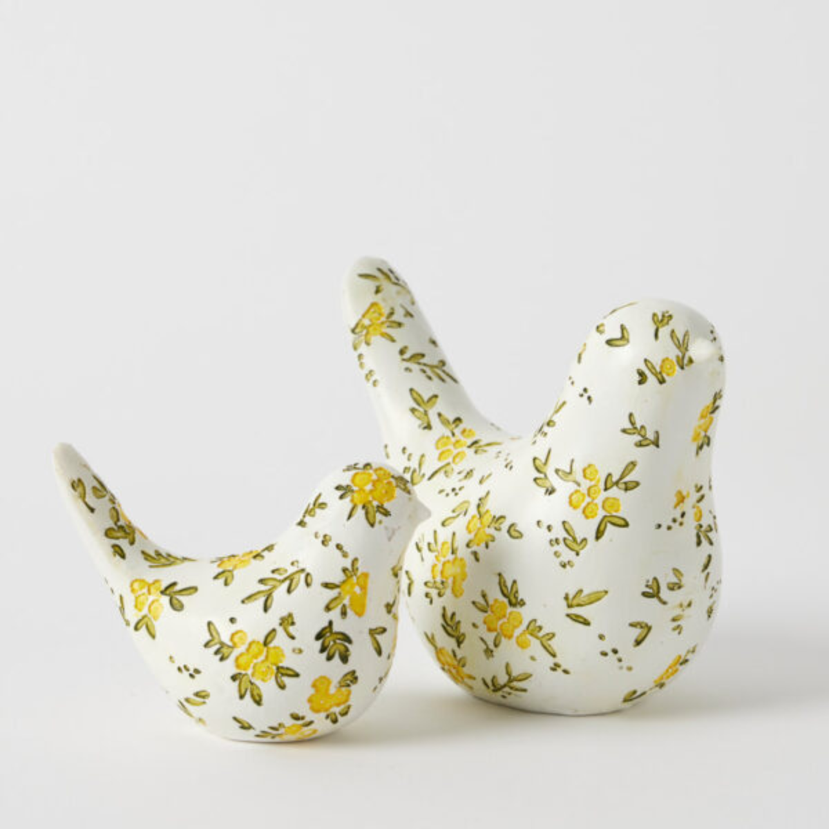 Blooming Bird Sculpture Small - White - Pilbeam Living - Image 2