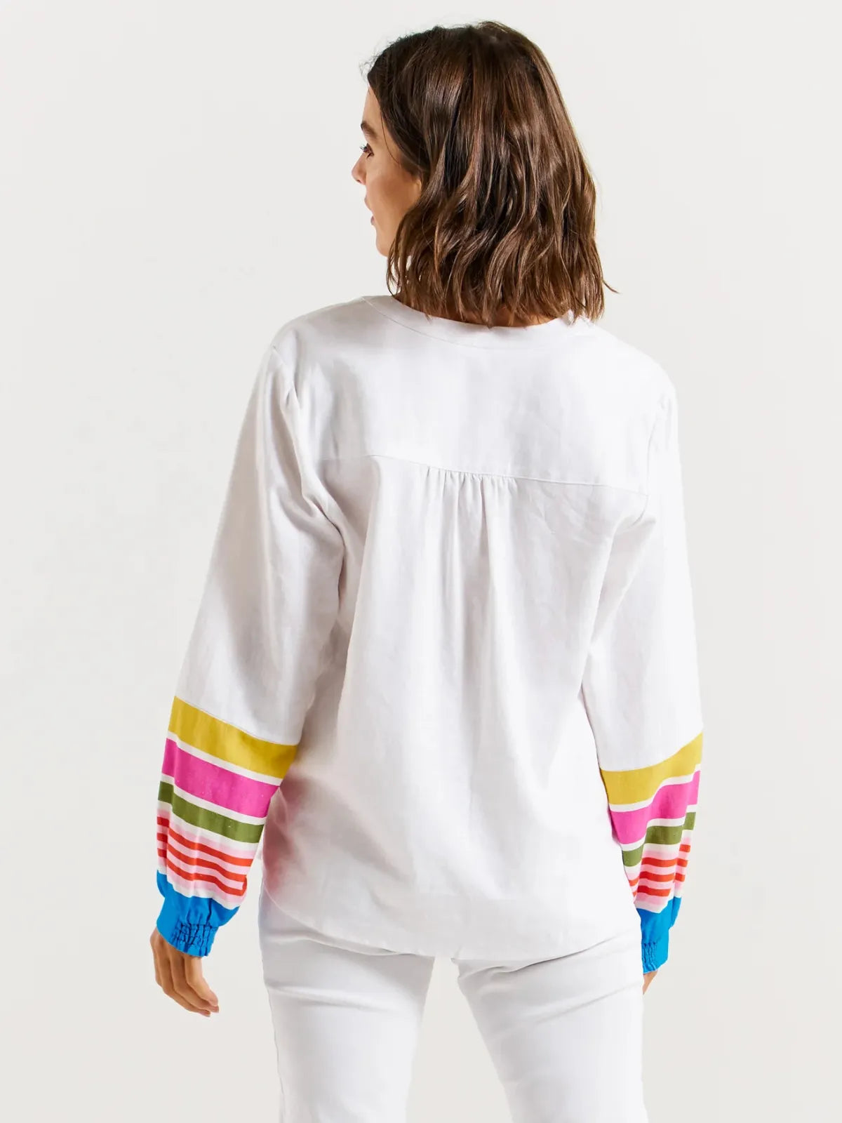 Blossom Blouse - White - Betty Basics - Image 2