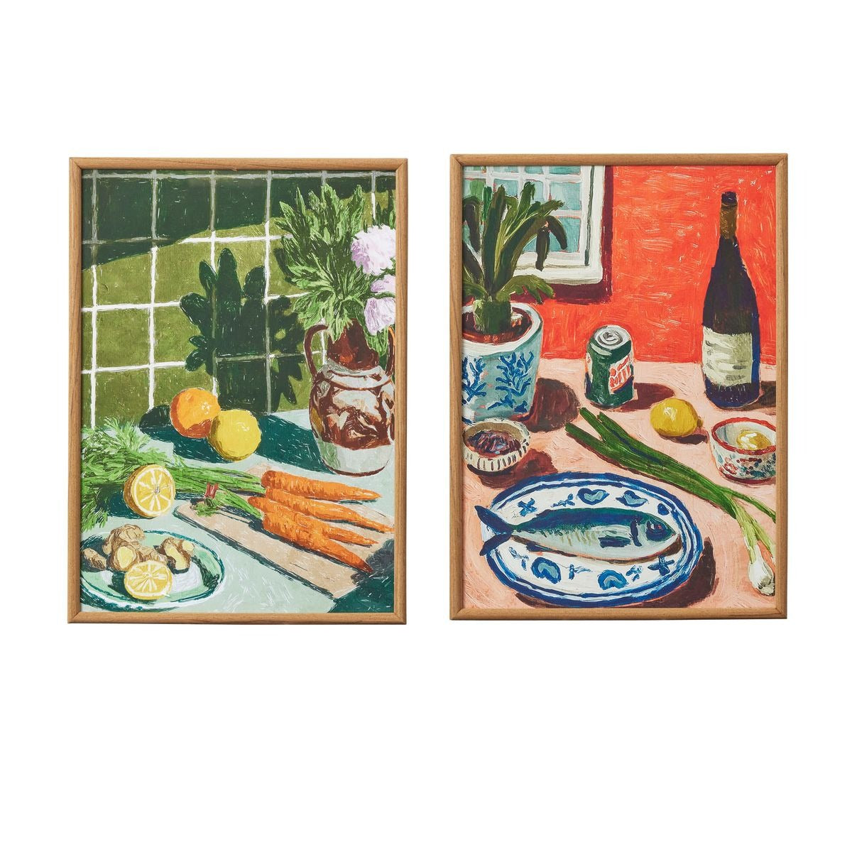 Bounty Frame Glass Print | 2 Assorted
