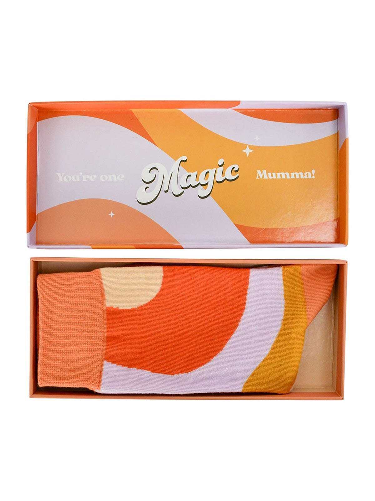Annabel Trends Boxed Jacquard Socks, Mum Power