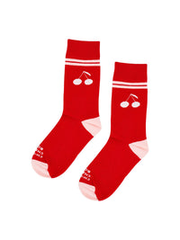 Annabel Trends Boxed Socks, Cherry Bomb, 3pc