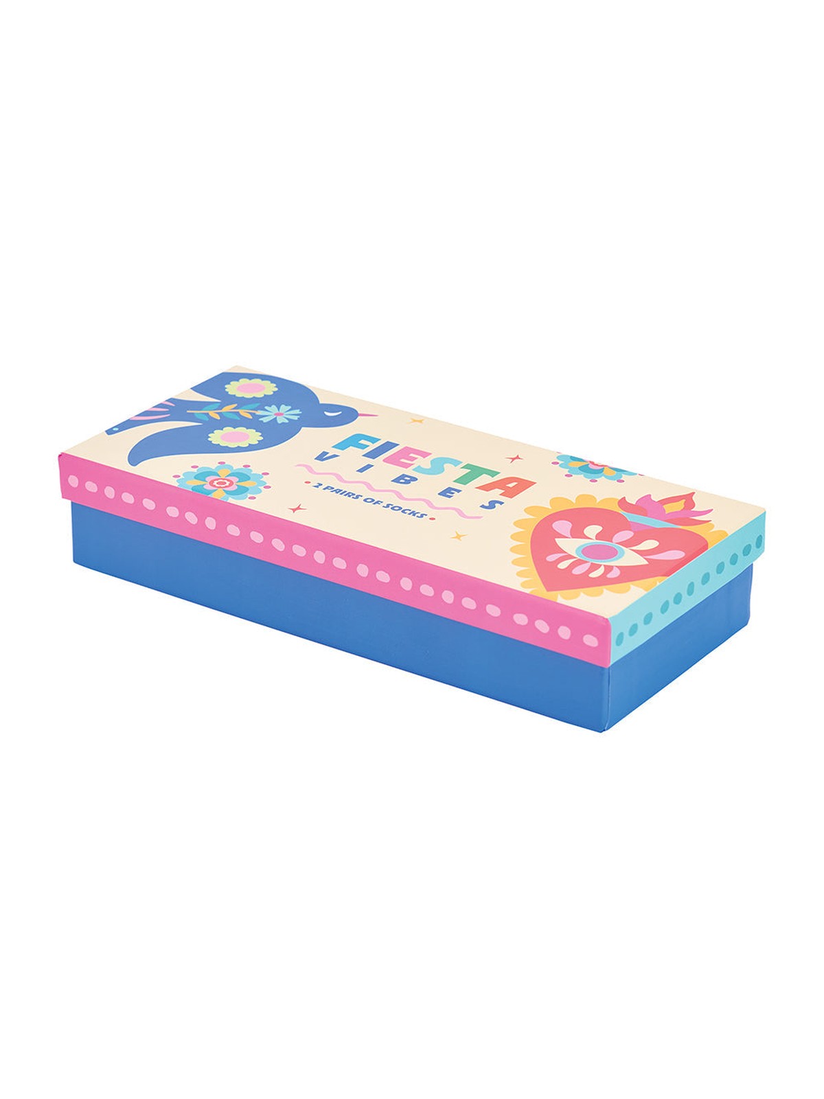 Annabel Trends Boxed Socks, Fiesta Vibes, 2pc