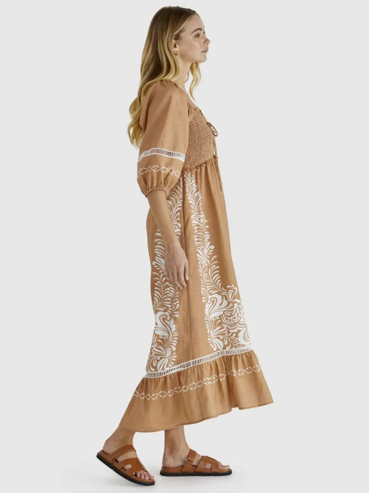 Brandy Dress - Chai Print - Sass - Image 3