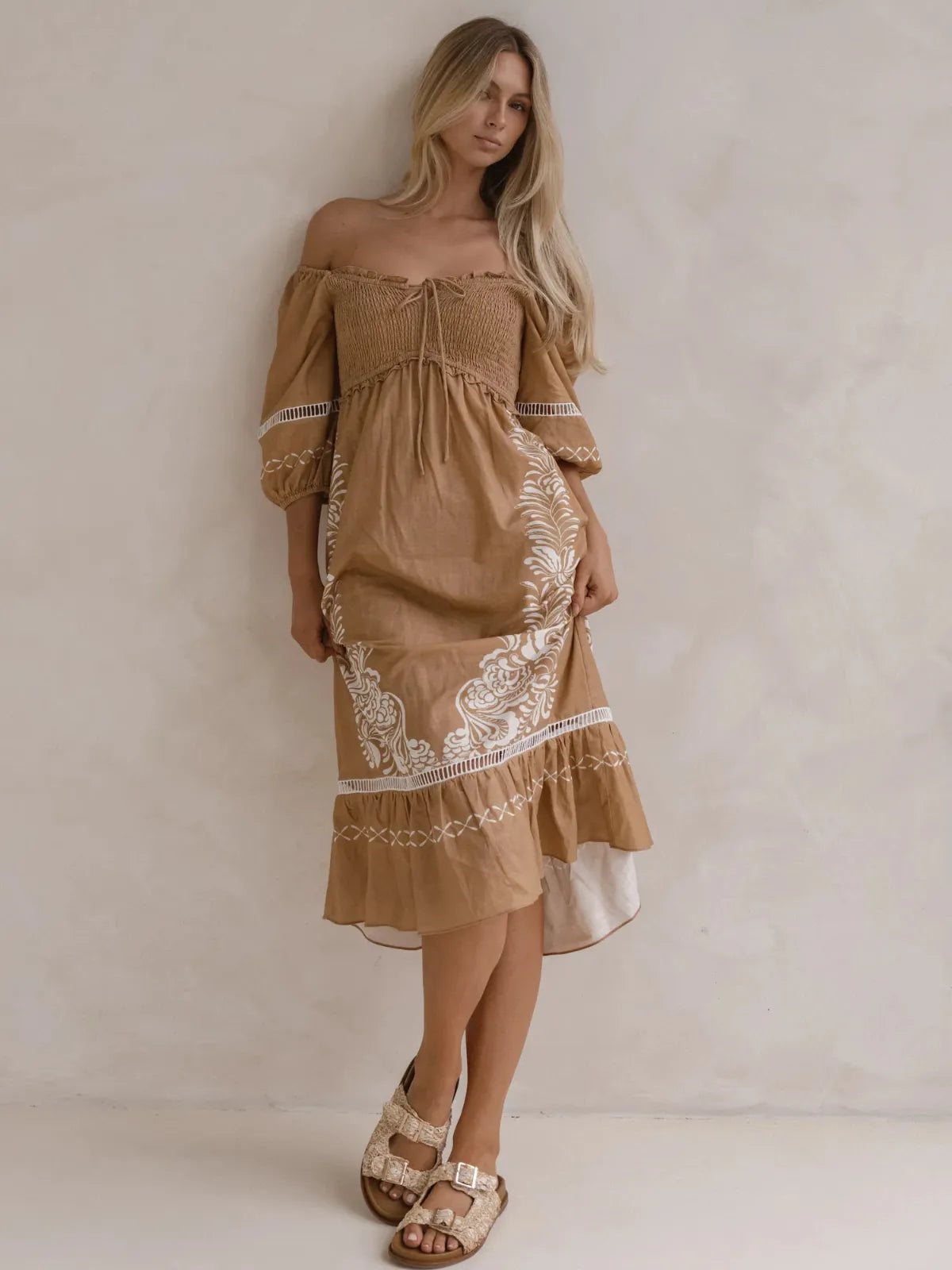 Brandy Dress - Chai Print - Sass - Image 4