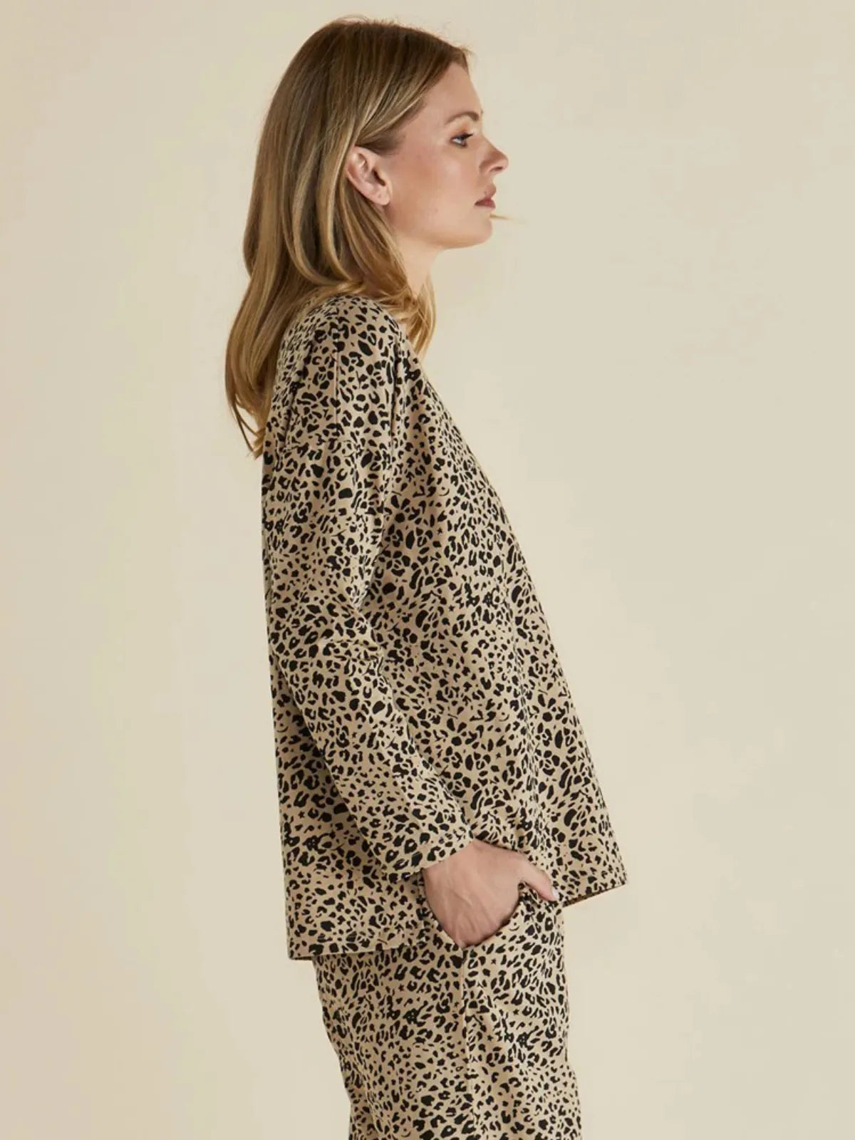 Brixley Long Sleeve Top - Leopard - Betty Basics - Image 4