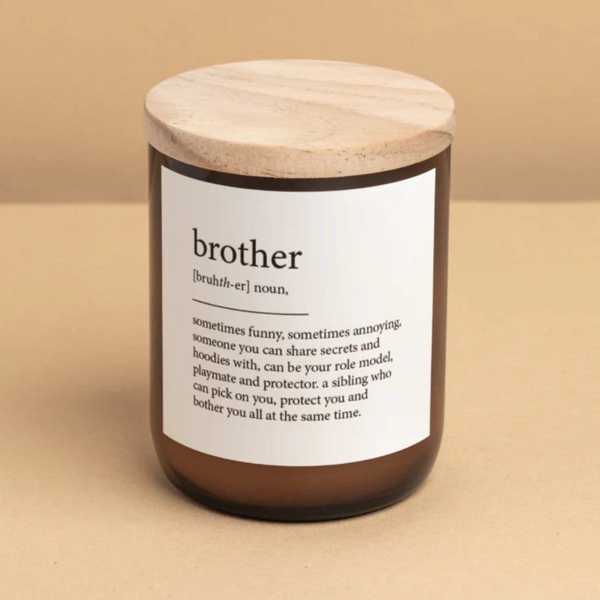 Brother - Dictionary Candle - Commonfolk Collective - Image 1