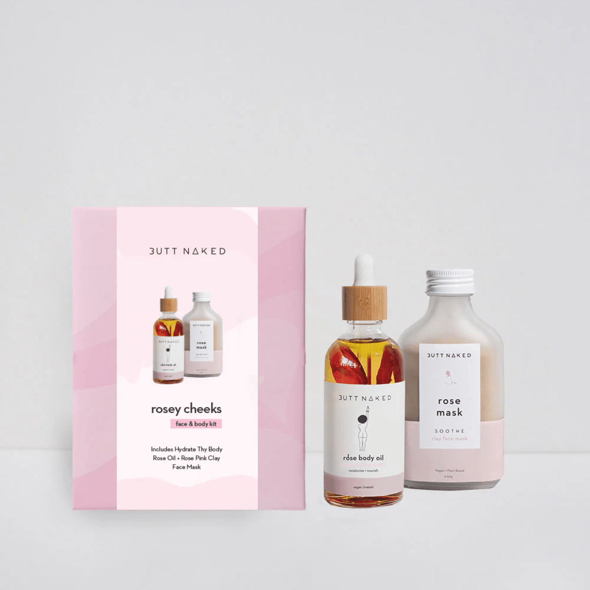 Butt Naked BodyRosey Cheeks - Gift Set