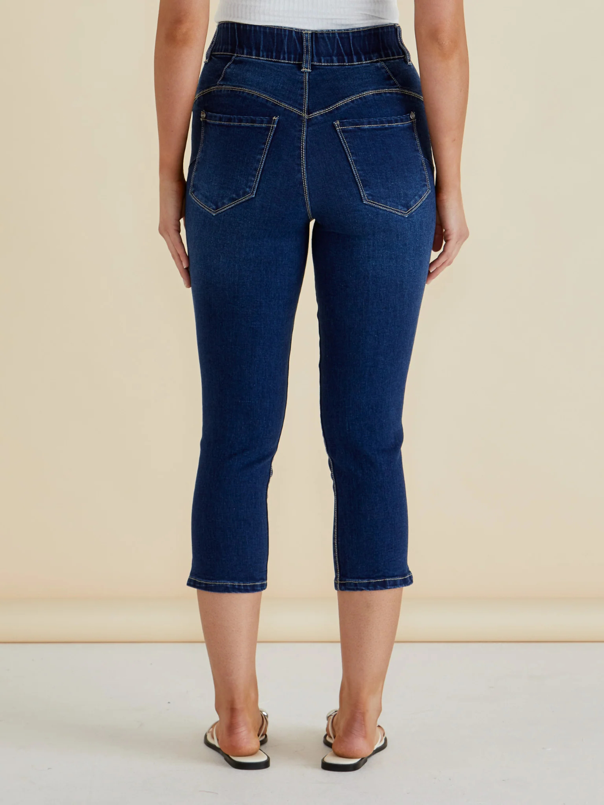 Camila Crop Jeans - Midnight Denim - Betty Basics - Image 4