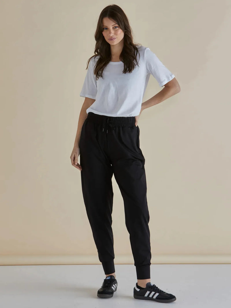 Cara Travel Jogger - Black - Betty Basics - Image 1