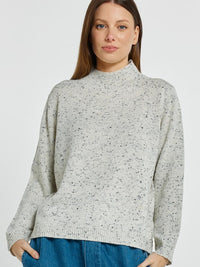 Carlin Knit Sweater - Cream