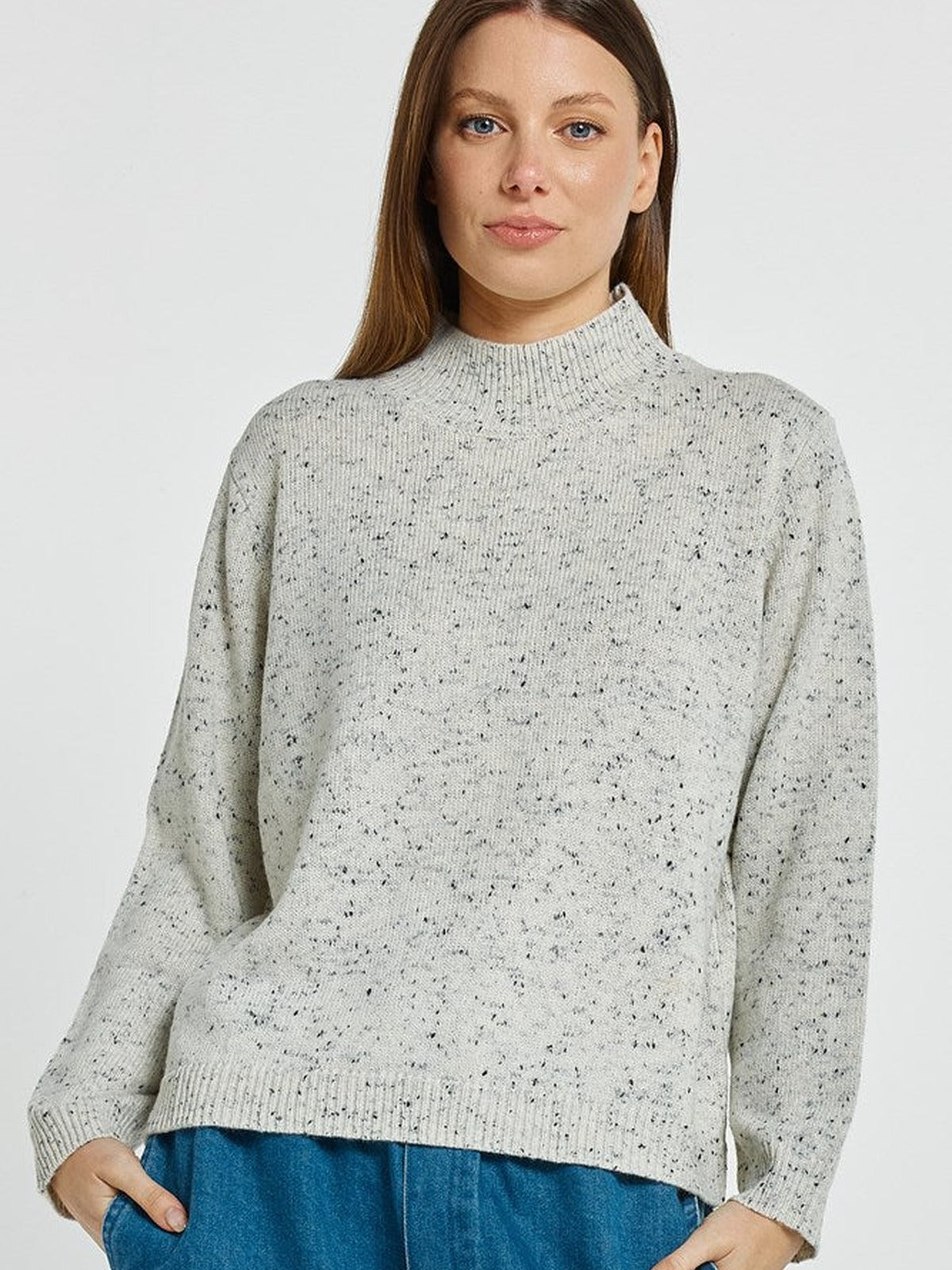 Carlin Knit Sweater - Cream