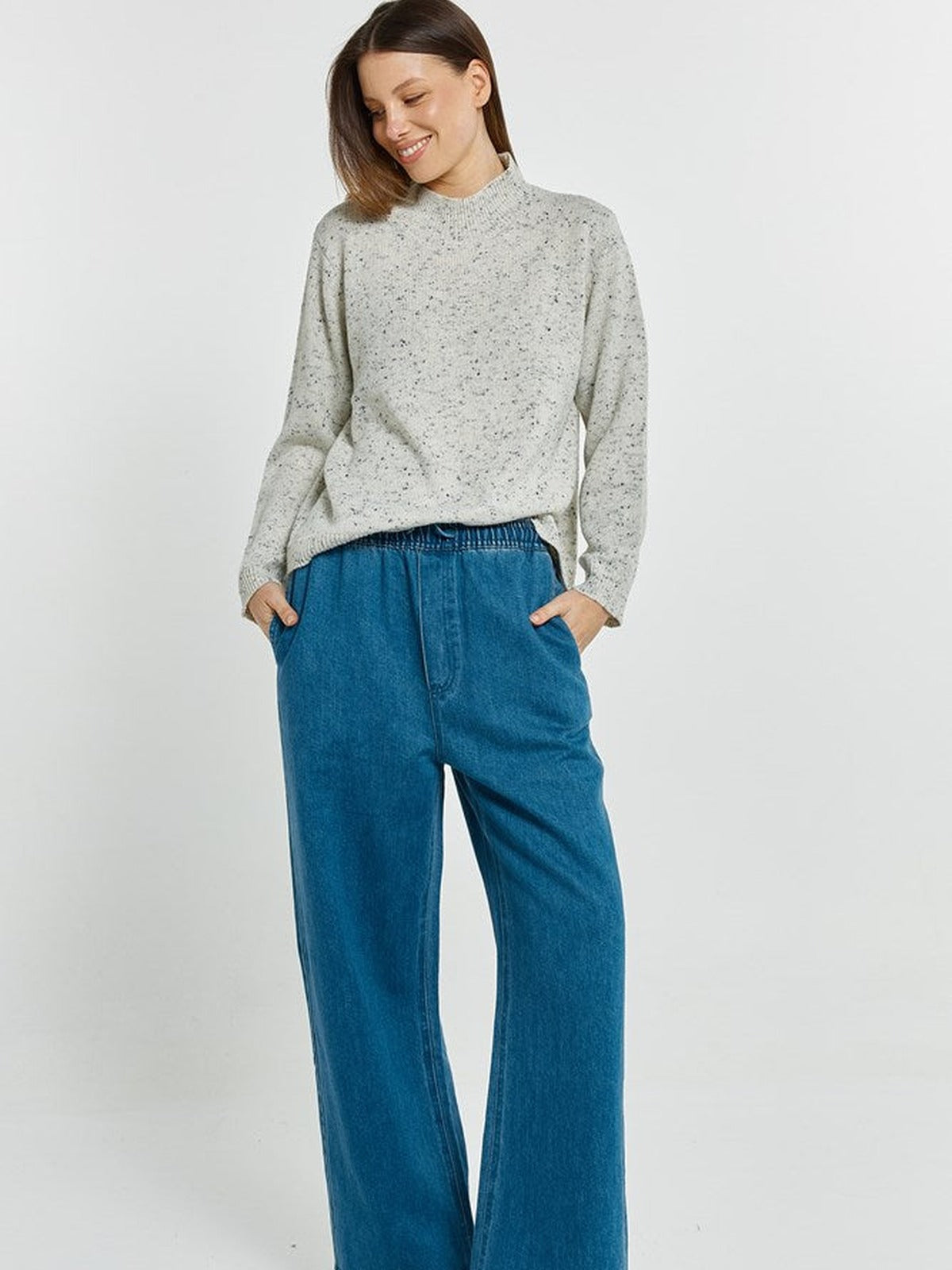 Carlin Knit Sweater - Cream