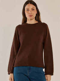 Carrie Knit Jumper - Espresso