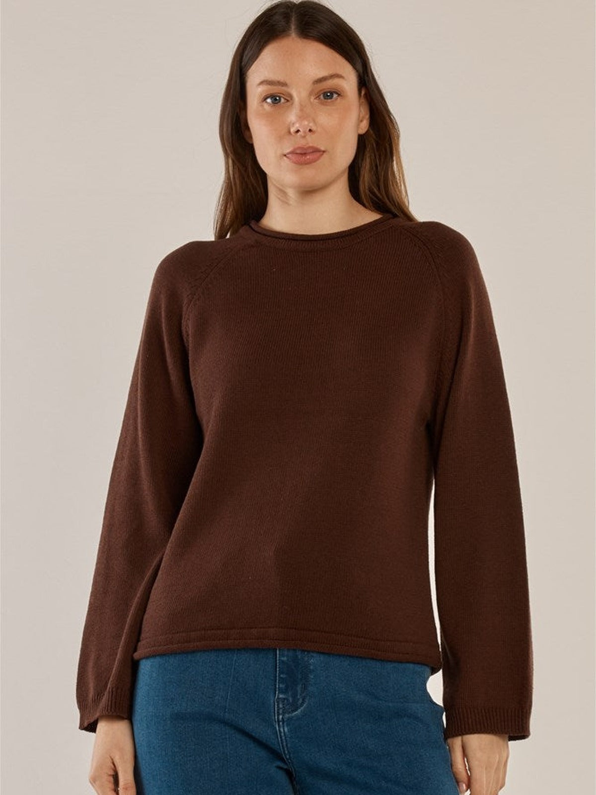 Carrie Knit Jumper - Espresso