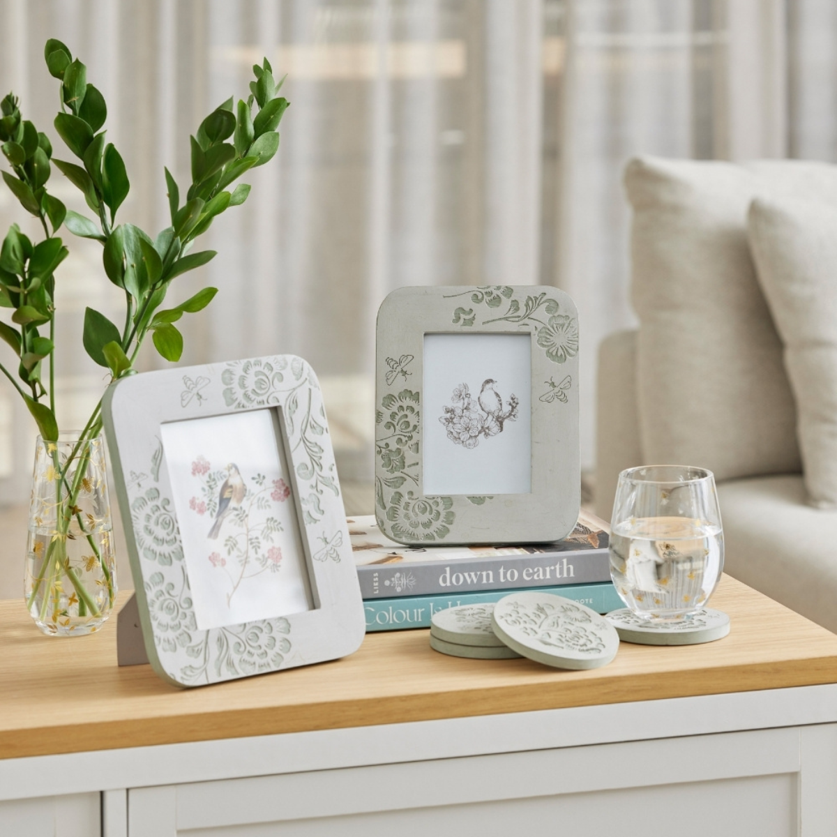 Cassia Set of 4 Coasters - Pilbeam Living - Image 2