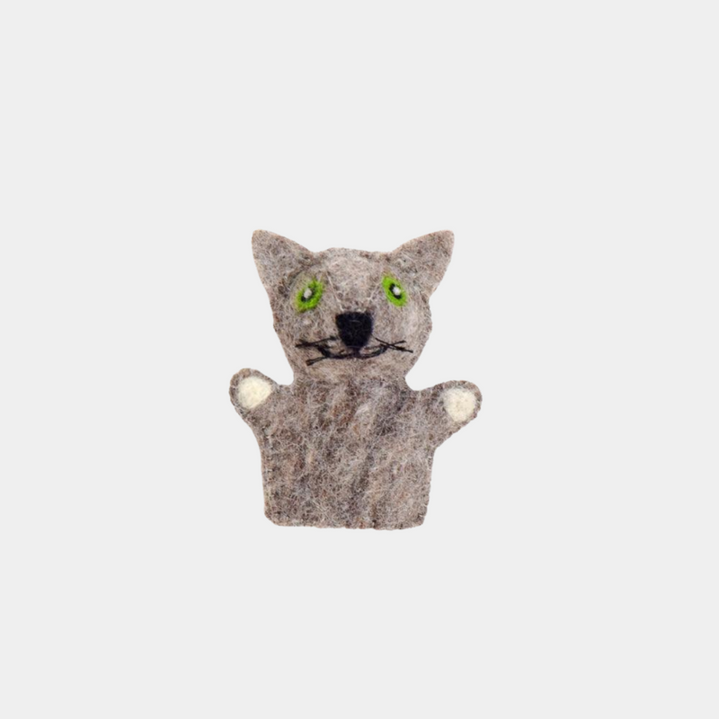 Cat Finger Puppet - Tara Treasures - Image 1