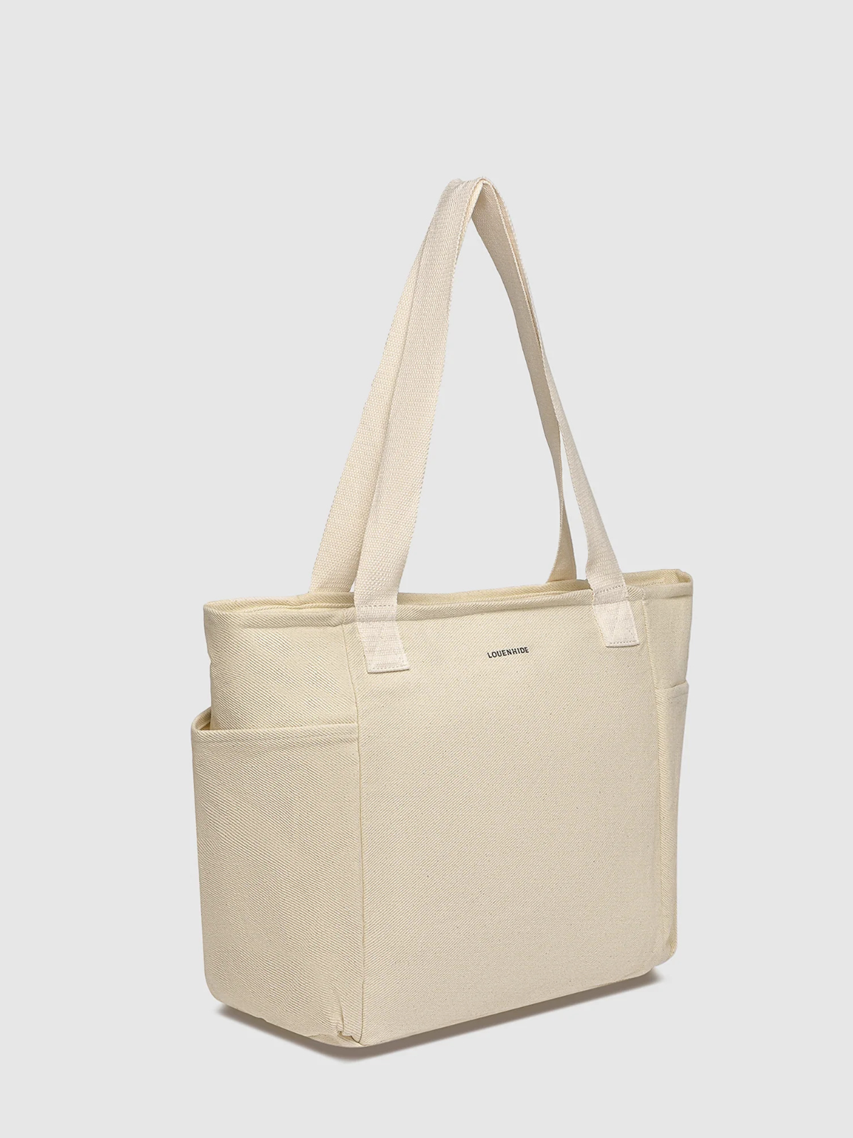Charlotte Canvas Tote Bag - Natural - Louenhide - Image 2