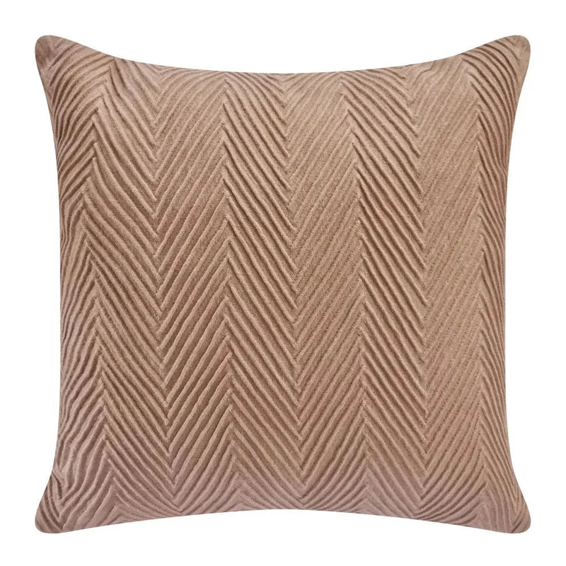 Chevvy Cushion - Warm Taupe - J.Elliot - Image 1