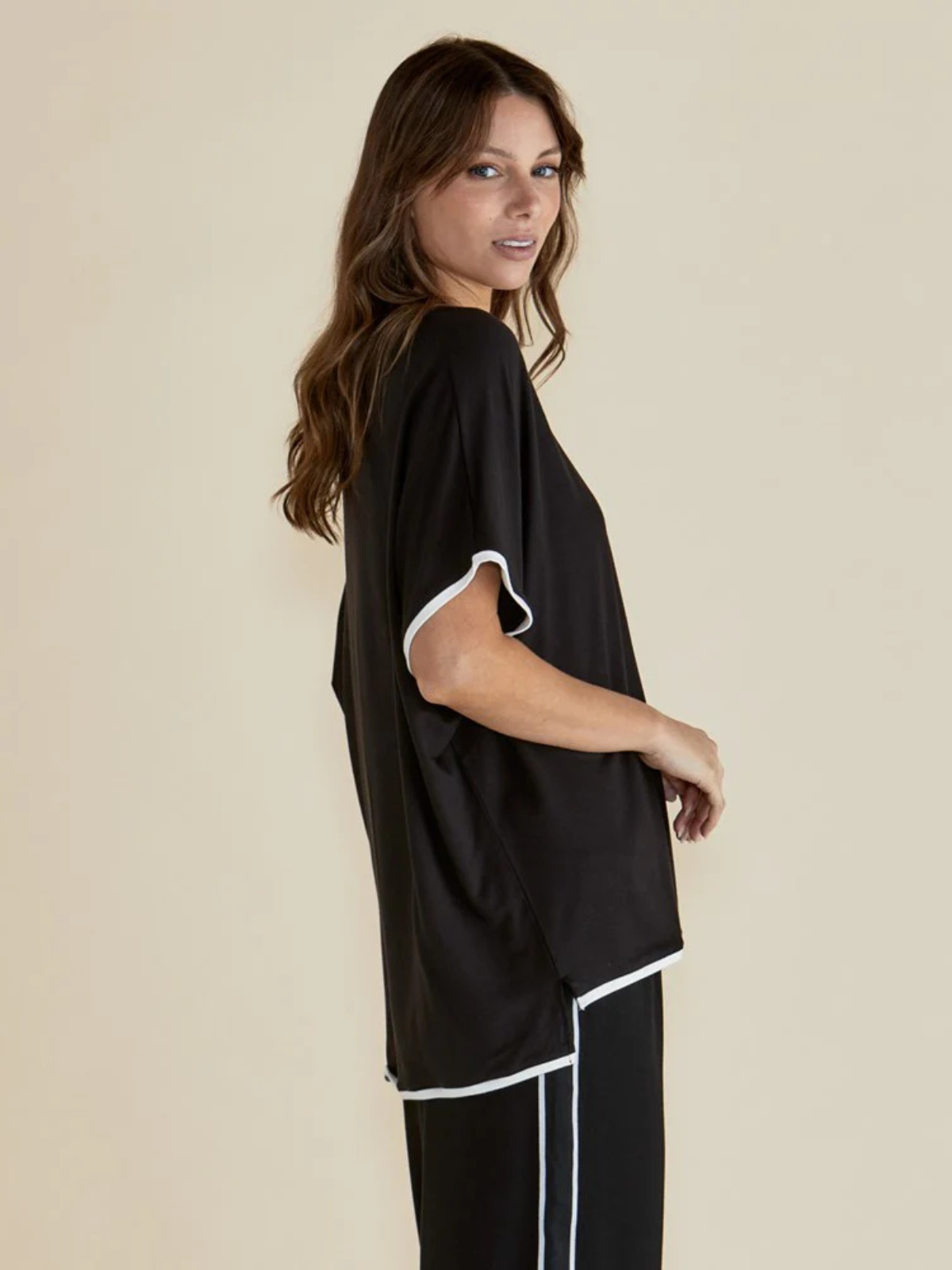 Clara Tee - Black - Betty Basics - Image 2