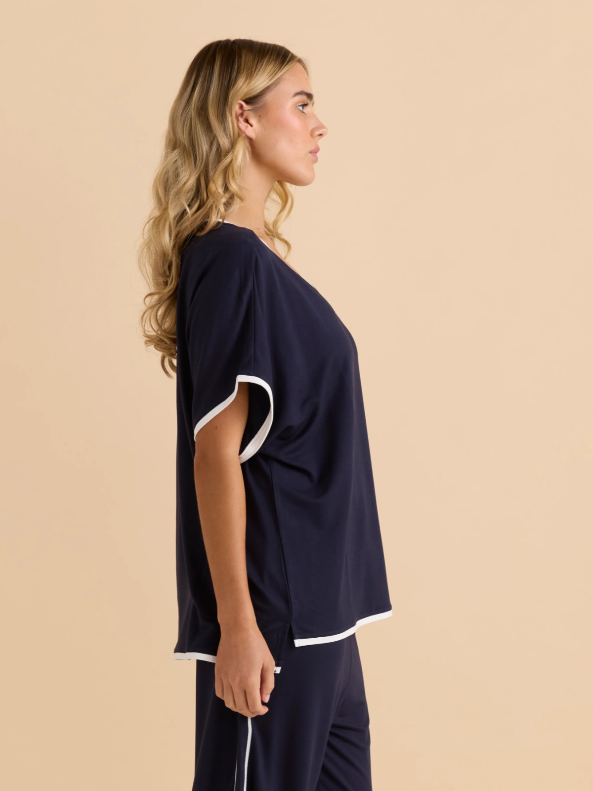 Clara Tee - Navy - Betty Basics - Image 2