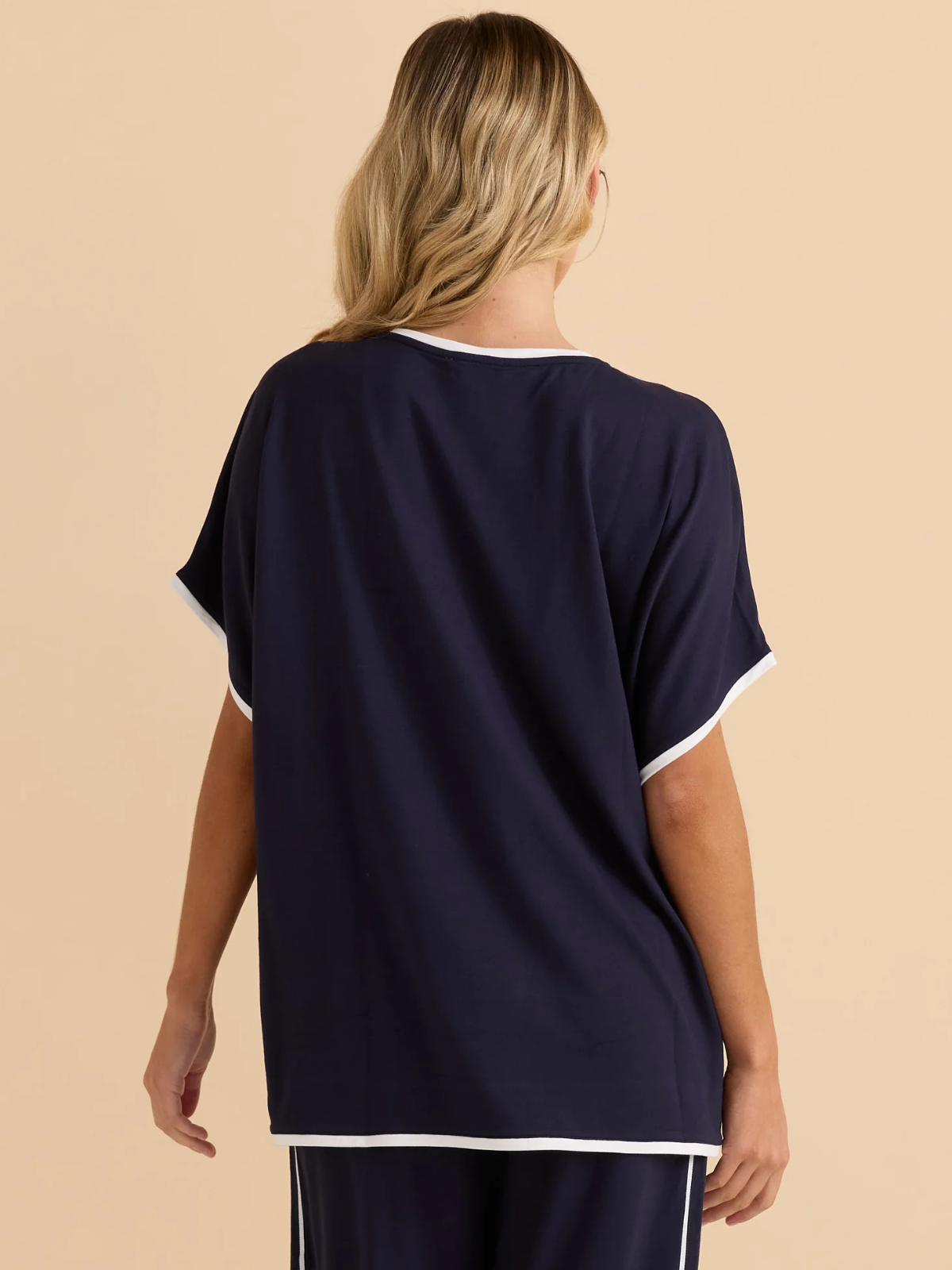 Clara Tee - Navy - Betty Basics - Image 3