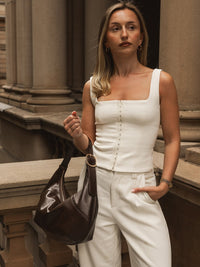 Cleo Shoulder Bag - Chocolate