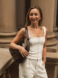 Cleo Shoulder Bag - Chocolate