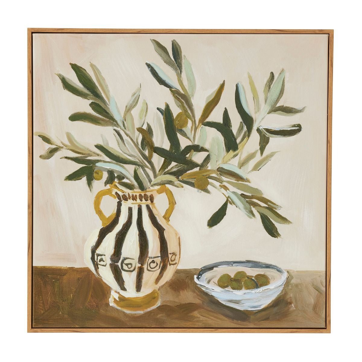 Coast To CoastCorleone Teak Frame Oil Painting