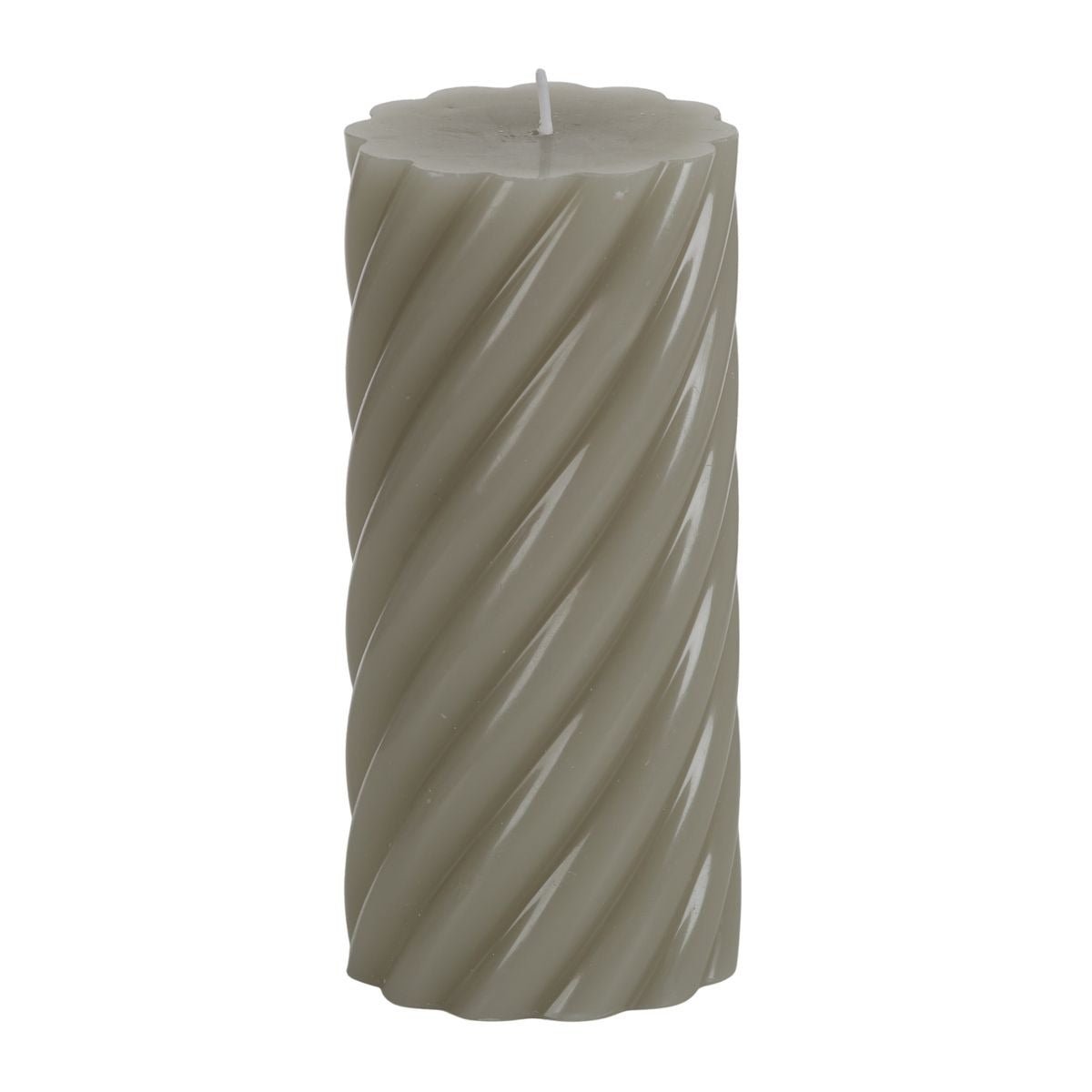 Coast To CoastTwist Pillar Candle | Sage