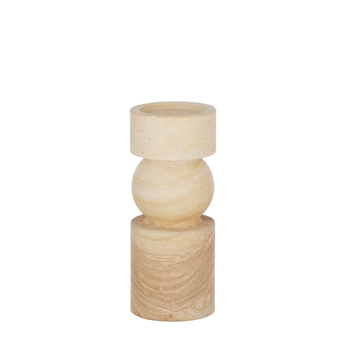 Coast To CoastUma Sandstone Candleholder - Small
