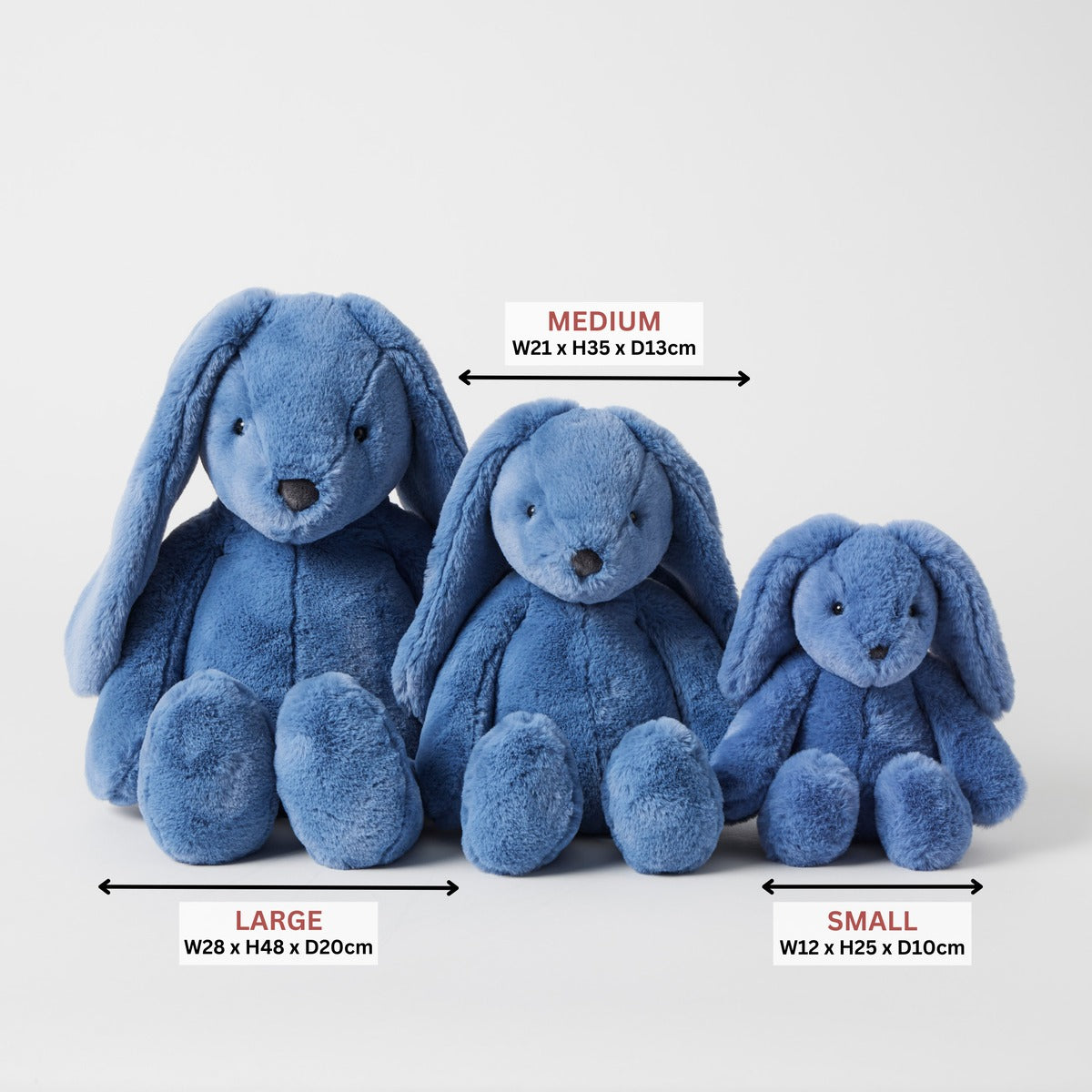 Cobalt Blue Bunny Medium