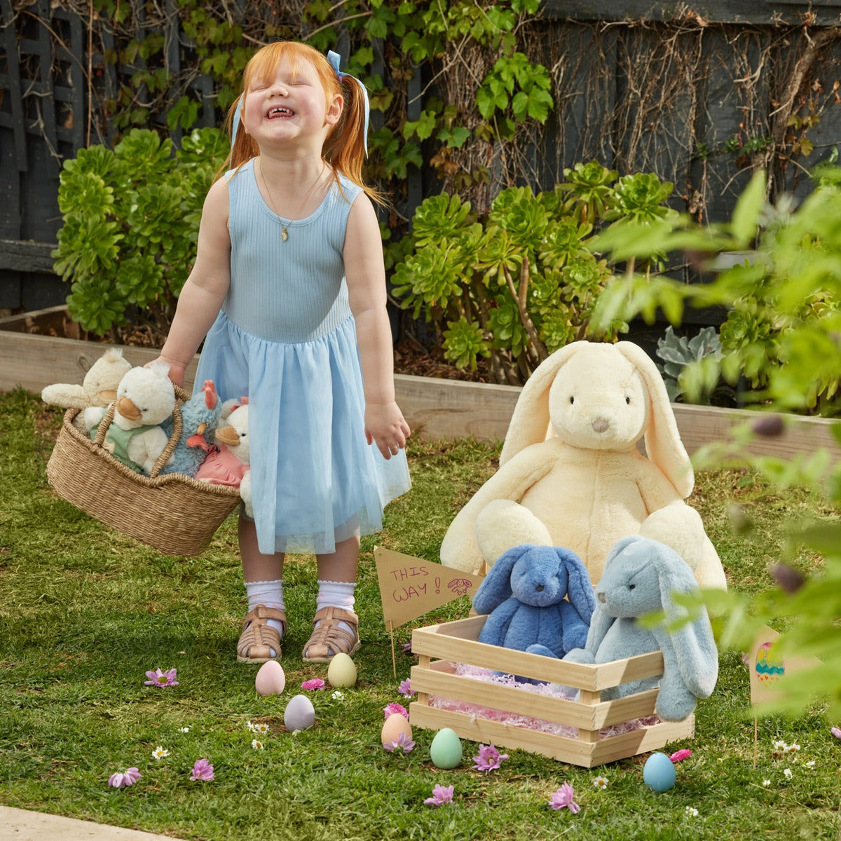 Cobalt Blue Bunny Small