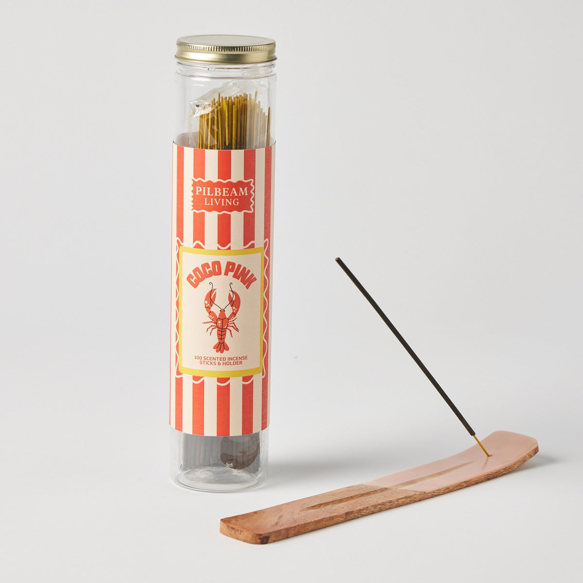 Coco Pink Scented 100pc Incense With Holder
