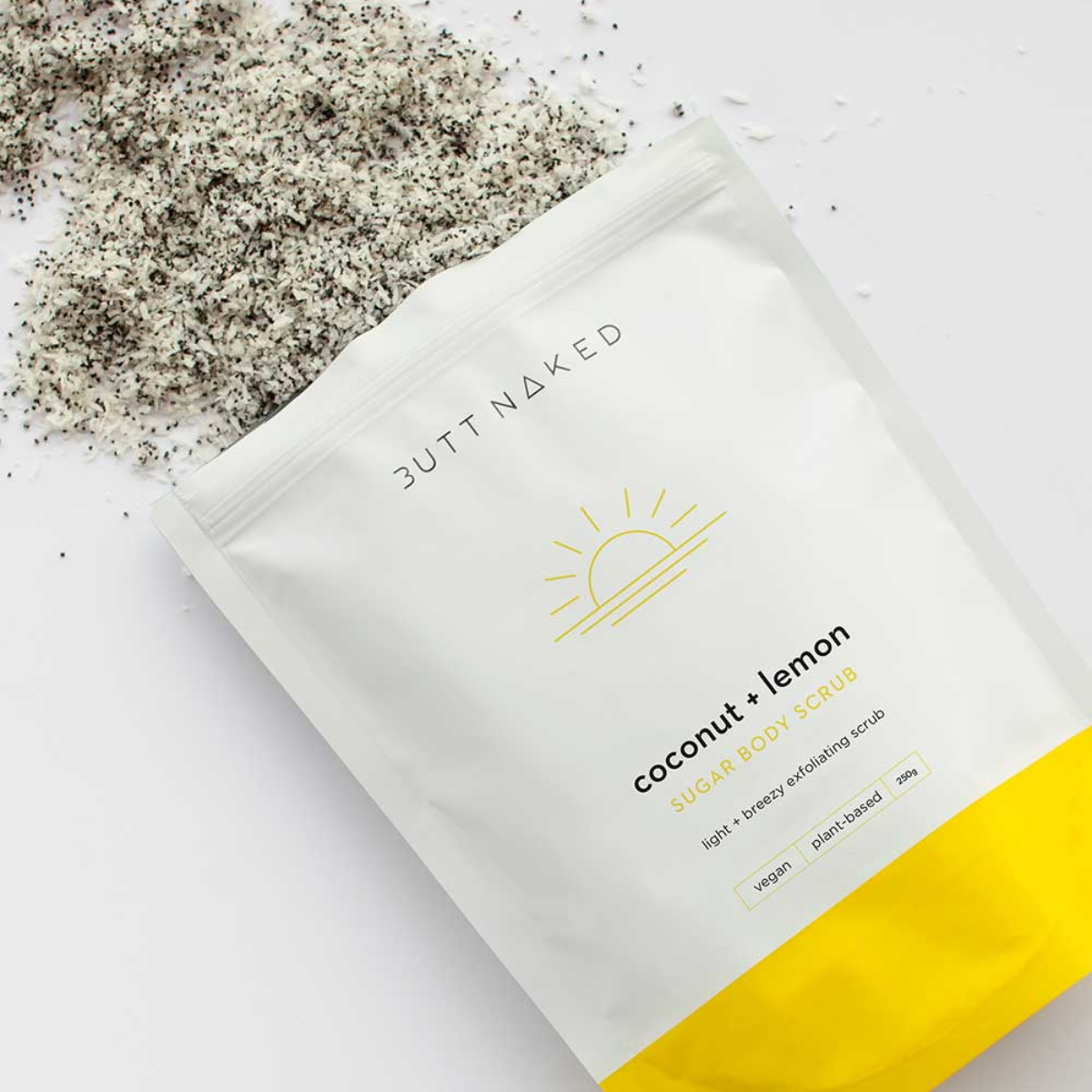 Coconut & Lemon Body Scrub - Butt Naked Body - Image 2