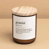 Commonfolk CollectiveGrateful - Dictionary Candle